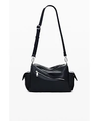 Desigual Women's Medium faux leather bowling bag with letters