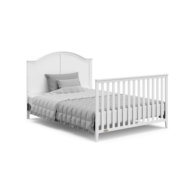 Graco Wilfred 5-in-1 Convertible Crib (White) – Greenguard Gold Certified