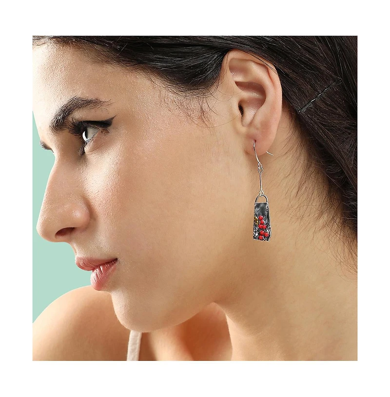 Sohi Women's Gold Bag Drop Earrings