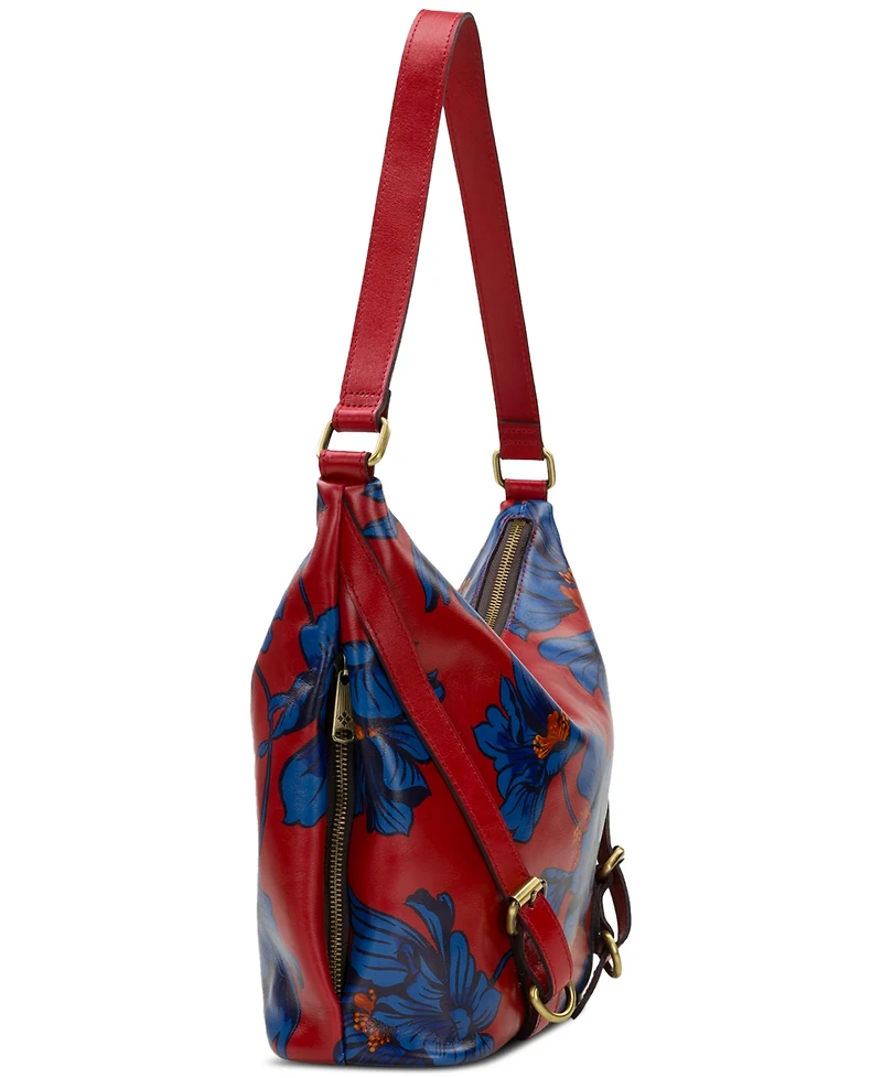 Patricia Nash Elia Hobo Bag - Grecian Rose Print