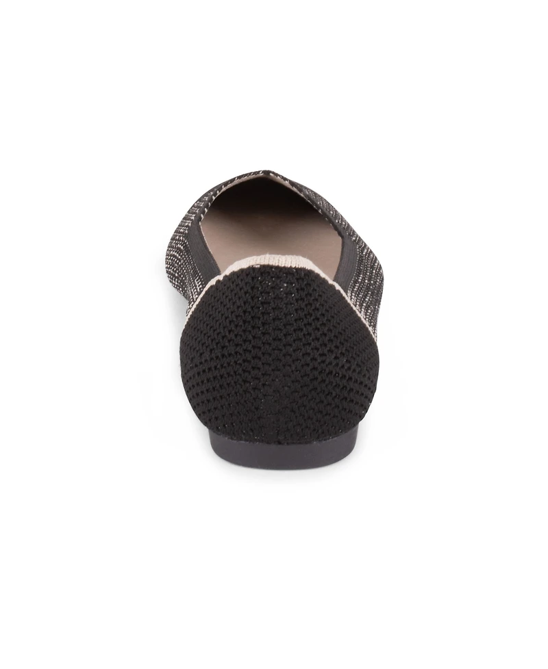 Tahari Women's Antigua Knit Slip-On Flats