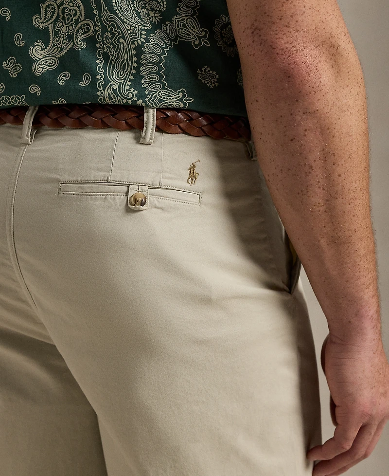 Polo Ralph Lauren Men's Big & Tall Stretch Classic-Fit Chino Shorts