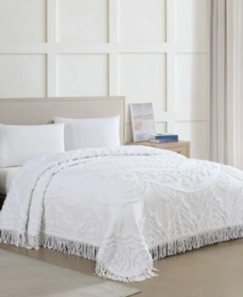 Beatrice Home Fashions Lotus Chenille Lightweight Bedspreads