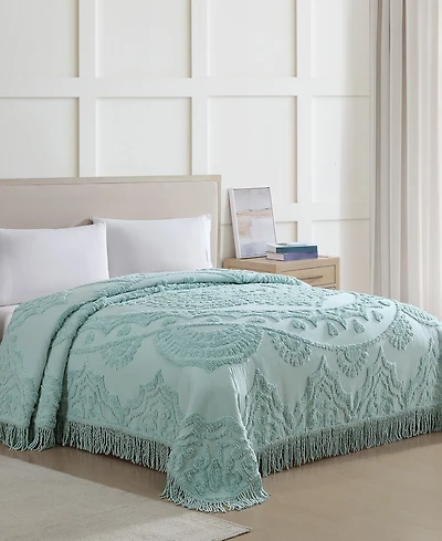 Beatrice Home Fashions Lotus Chenille Lightweight Bedspread