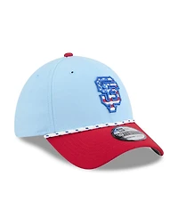 New Era Men's Light Blue/Red San Francisco Giants 2025 Fourth of July 39THIRTY Flex Hat