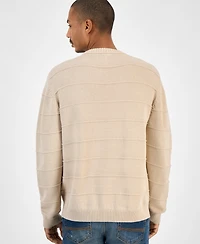 Sun + Stone Men's Ribbed Crewneck Sweater, Macy's Exclusive