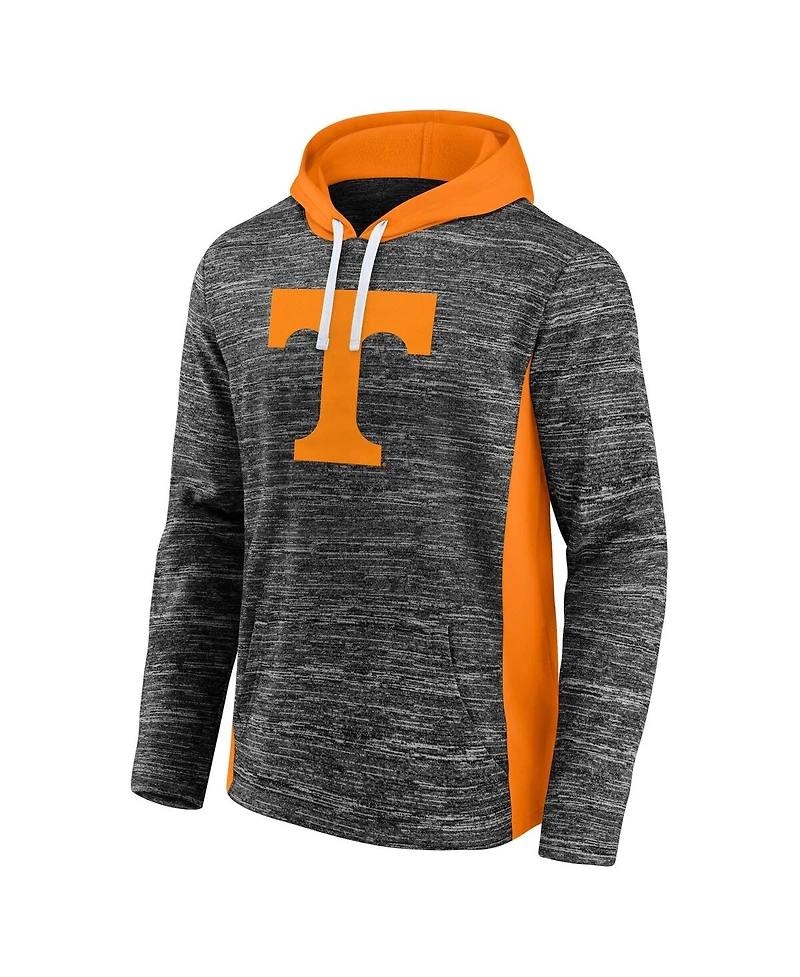 Fanatics Men's Heather Charcoal Tennessee Volunteers Chiller Instant Replay Fleece Pullover Hoodie
