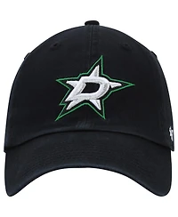 '47 Brand Men's Black Dallas Stars Logo Clean Up Adjustable Hat