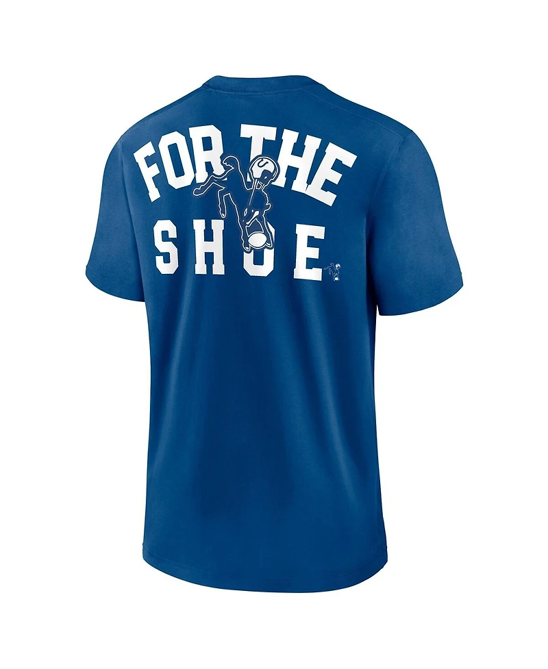 Nike Men's Royal Indianapolis Colts Rewind Slogan T-Shirt