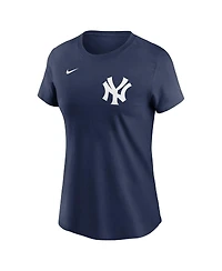 Nike Women's Giancarlo Stanton Navy New York Yankees Fuse Name Number T-Shirt
