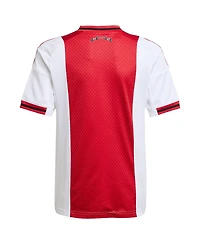 Adidas Big Boys and Girls White Ajax 2025/26 Home Replica Jersey
