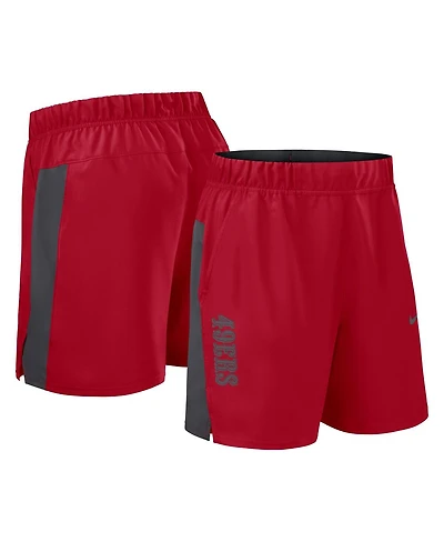 Nike Men's Scarlet San Francisco 49ers Woven Victory Performance Shorts