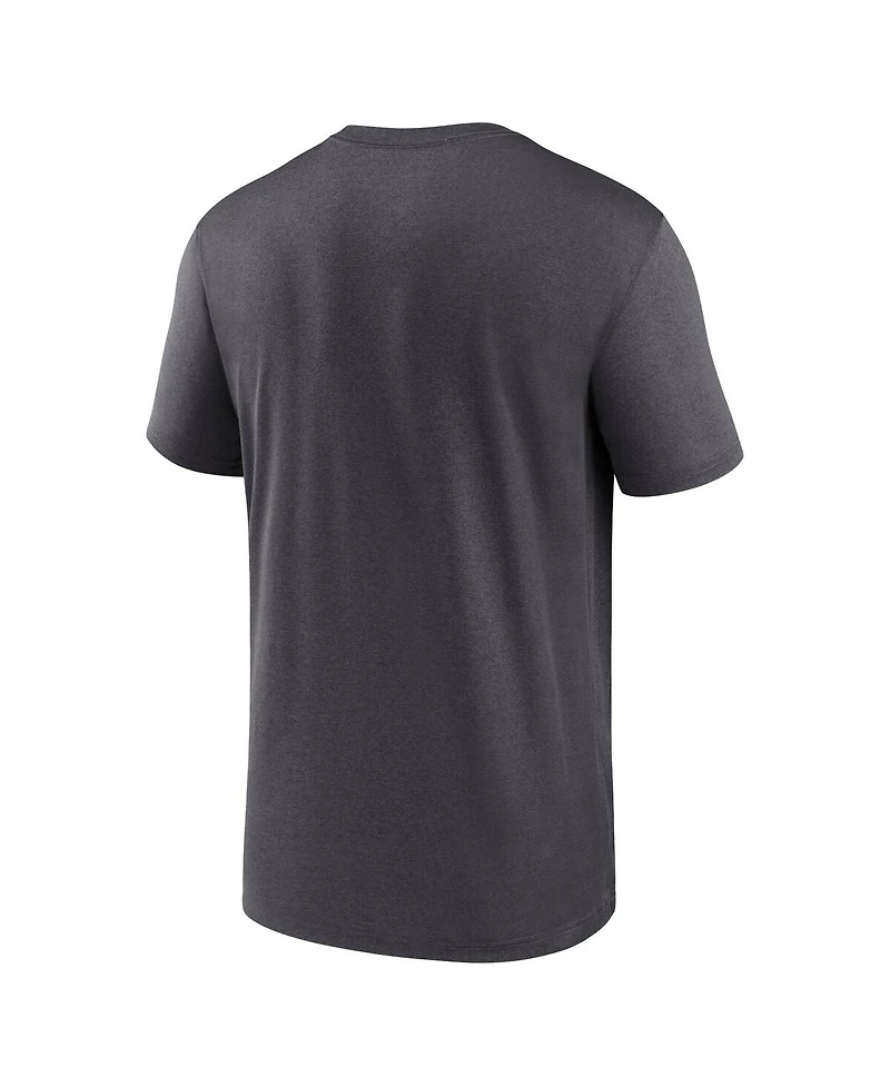 Nike Men's Pewter Tampa Bay Buccaneers Primetime Legend Wordmark Performance T-Shirt