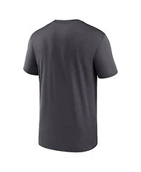 Nike Men's Pewter Tampa Bay Buccaneers Primetime Legend Wordmark Performance T-Shirt