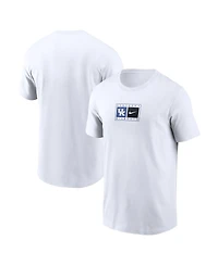 Nike Men's White Kentucky Wildcats Campus Logo Swoosh T-Shirt