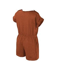 Colosseum Toddler Girls Texas Orange Texas Longhorns Cinder Romper