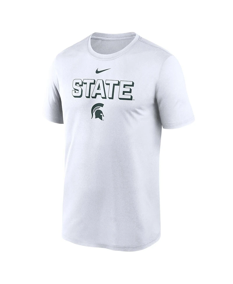 Nike Men's White Michigan State Spartans 2025 Sideline Legend Performance T-Shirt