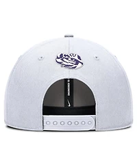 Nike Men's White Lsu Tigers Rise Practice Adjustable Hat