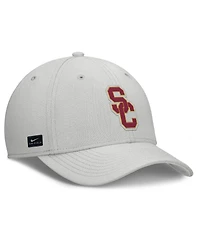 Nike Men's Gray Usc Trojans Rise Practice Performance Adjustable Hat