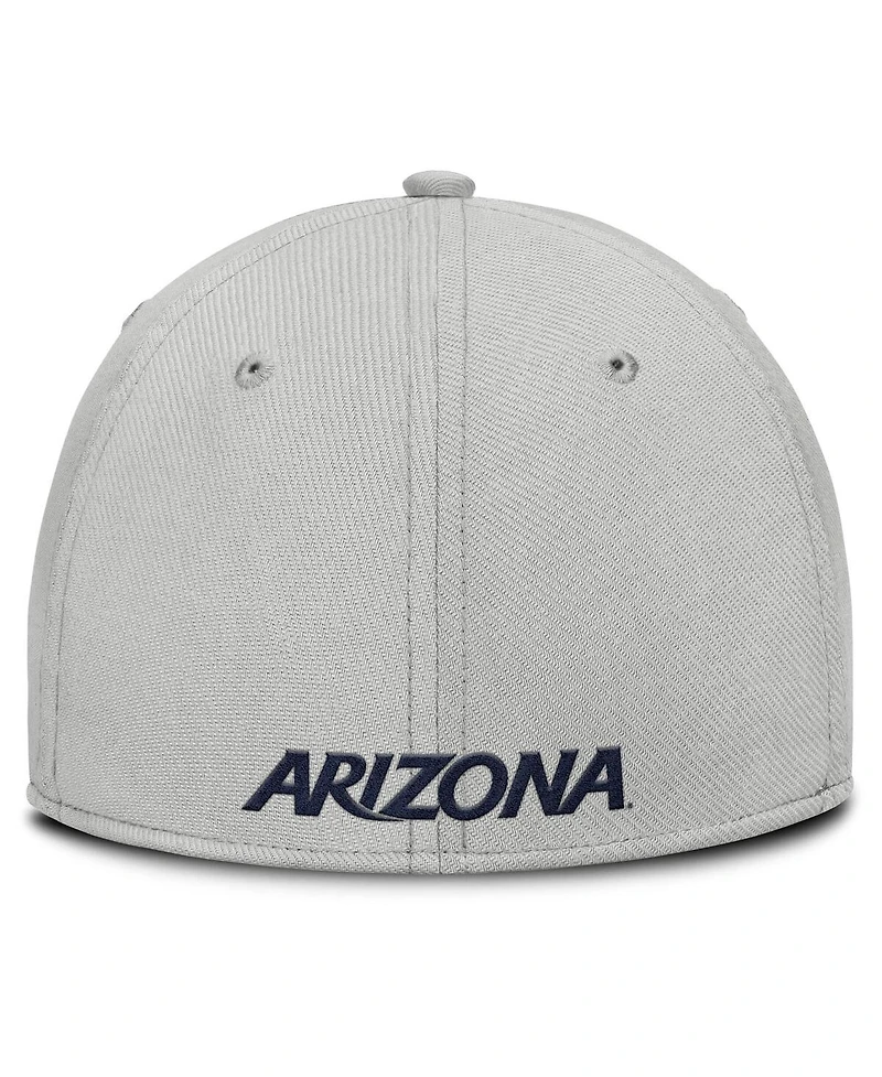 Nike Men's Gray Arizona Wildcats Rise Practice Performance Adjustable Hat