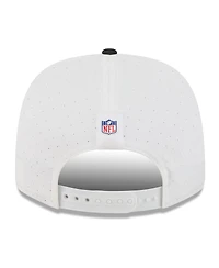 New Era Men's White/Black Pittsburgh Steelers 2025 Nfl Training Camp 9SEVENTY Adjustable Hat