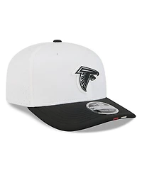 New Era Men's White/Black Atlanta Falcons 2025 Nfl Training Camp 9SEVENTY Adjustable Hat