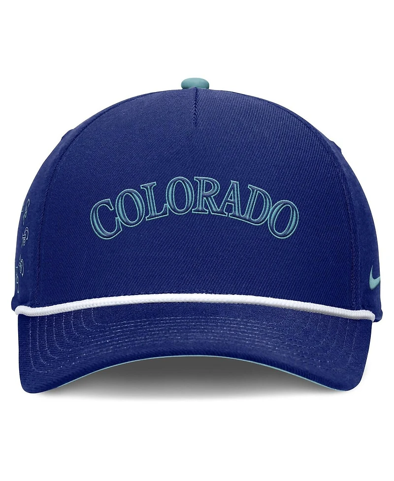Nike Men's Royal Colorado Rockies Father's Day Rise Adjustable Hat