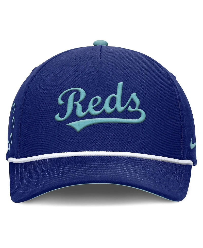 Nike Men's Royal Cincinnati Reds Father's Day Rise Adjustable Hat
