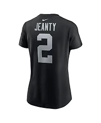 Nike Women's Ashton Jeanty Black Las Vegas Raiders 2025 Nfl Draft First Round Pick Name Number T-Shirt