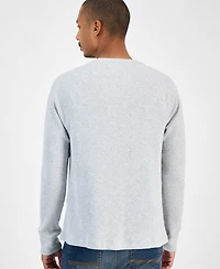Sun + Stone Men's Waffle-Knit Thermal Shirt, Macy's Exclusive