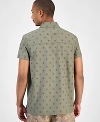 Sun + Stone Men's Printed Short-Sleeve Shirt, Macy's Exclusive