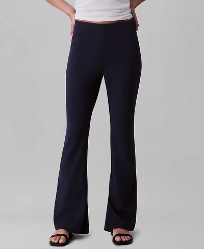 Calvin Klein Women's Stretch Crepe Pull-On Pants