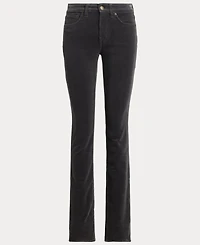 Lauren Ralph Stretch Corduroy Mid-Rise Straight Pants