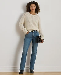 Lauren Ralph Women's Herringbone Oversize Sweater