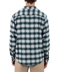 Hurley Men's Portland Stretch Flannel Long Sleeve Shirt
