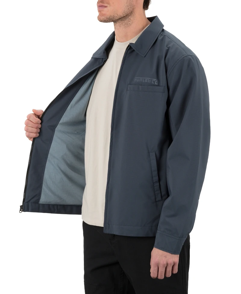 Hurley Men's Knots Windbreaker Jacket