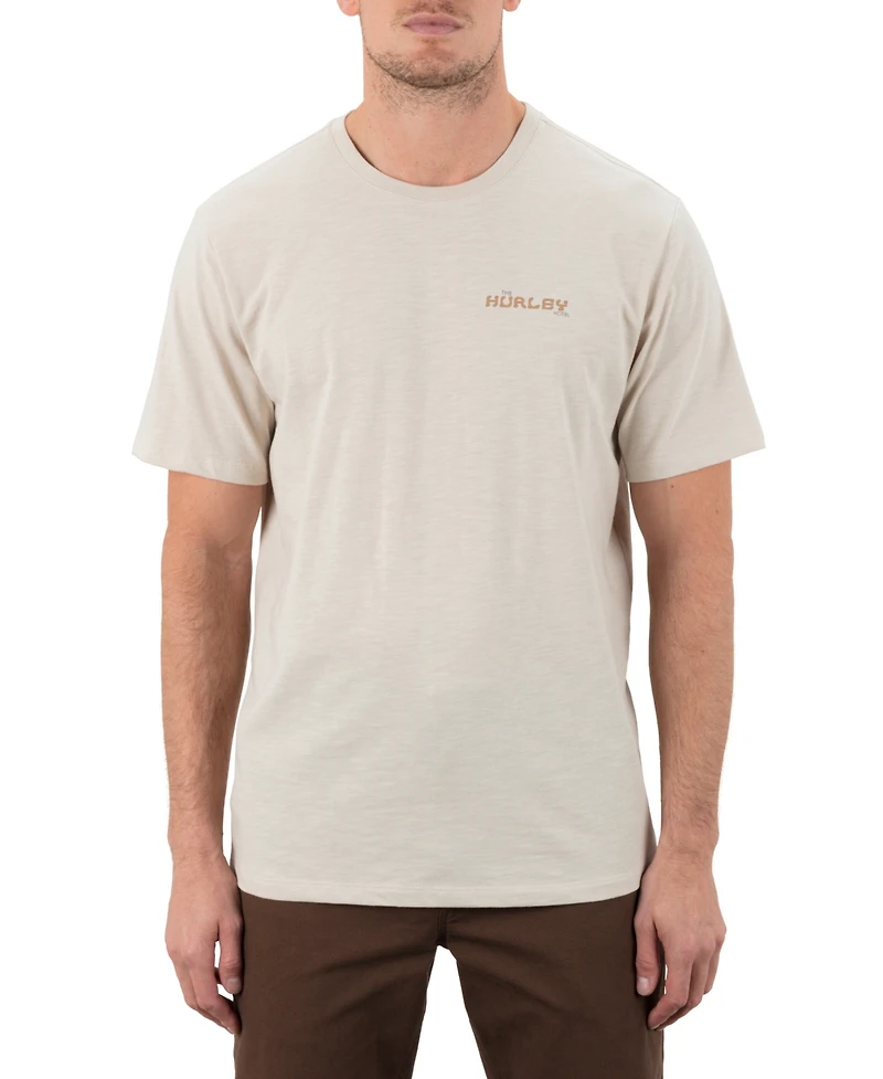 Hurley Men's Bora Slub Short Sleeve T-Shirt
