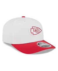 New Era Men's White/Red Kansas City Chiefs 2025 Nfl Training Camp 9SEVENTY Adjustable Hat