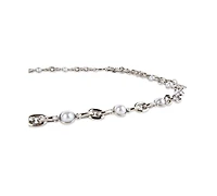 Steve Madden Imitation Pearl & Chain Belt