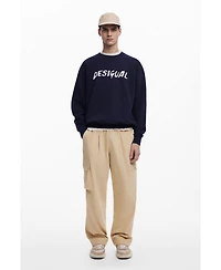 Desigual Men's Textured logo sweatshirt