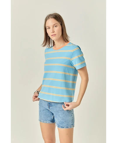 English Factory Women's Jersey stripe top
