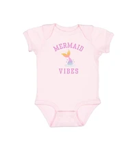Sweet Wink Baby Girls Mermaid Vibes Short Sleeve Bodysuit