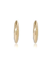 Bcbg Textured Croissant Hoop Earrings