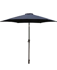 8.8 feet Outdoor Aluminum Patio Umbrella with 42 Pound Square Resin Umbrella Base