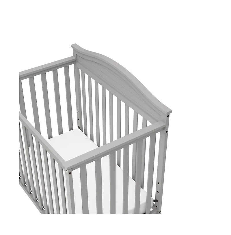Graco Stella 4-in-1 Convertible Mini Crib with Bonus Mattress