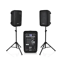 Pyle Pa Speaker Dj Mixer Bundle