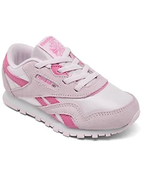 Reebok Toddler Girls Classic Nylon Stretch Lace Casual Sneakers from Finish Line