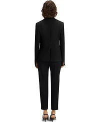Boss by Hugo Women's Collarless Regular-Fit Jacket