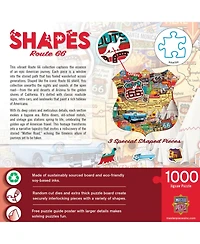 Route 66 1000 Piece Shaped Jigsaw Puzzle