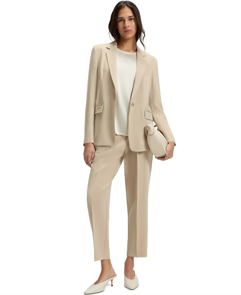 Boss by Hugo Women's Stretch-Silk Regular-Fit T-Shirt